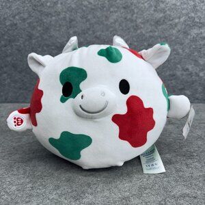 Build-A-Bear Skoosherz Mooey Christmas Cow 10" Plush Toy Holiday Cow BABW NEW